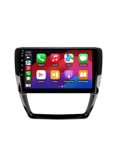 Volkswagen Jetta 2011-2017 Android Multimedya Carplay Android Auto Navigasyon 10gb Ram 256gb Pro 10"