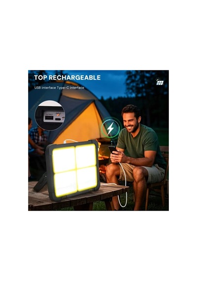 Prokama Ledli Solar Projektör 200w Bk-200w Bx40 Çok Renkli