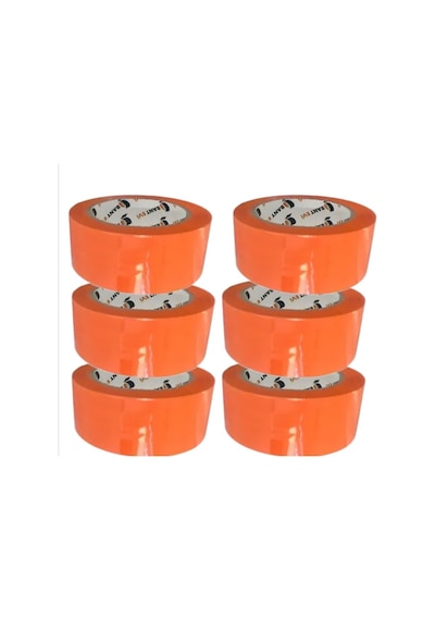 Turuncu Koli Bandı 45 Mm 100 Mt 6 Adet Diğer