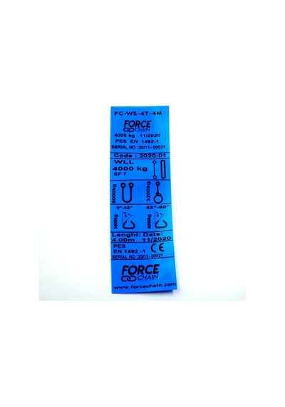 Polyester Gözlü Sapan 4Ton 4Mt
