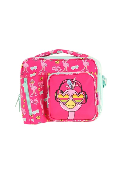 Kaukko Kız Çocuk, Kırmızı Yeşil, Flamingo Desenli Isı Yalıtımlı Üç Bölmeli Matara Cepli Okul Beslenme Çantası L7235 Kırmızı - Yeşil Kaukko Kız Çocuk, Kırmızı Yeşil, Flamingo Desenli Isı Yalıtımlı Üç Bölmeli Matara Cepli Okul Beslenme Çantası L7235 Kırmızı - Yeşil
