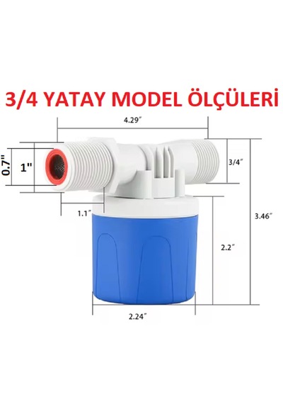 Yate10 3/4 Yüzen Tip Otomatik Su Deposu Flatörü