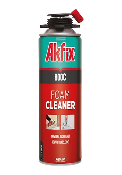 Akfix 800C Pu Köpük Ve Köpük Tabancası Temizleyici Sprey