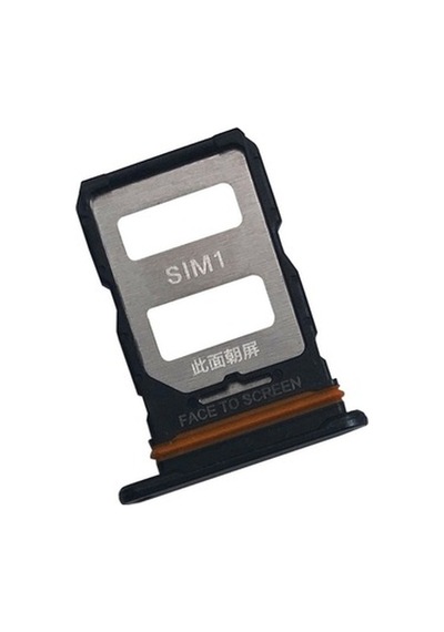 Telefon Kulübesi Xiaomi Mi 12 Lite Uyumlu Sim Tepsisi Siyah Siyah