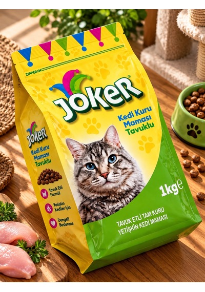 Joker Kedi Kurumaması Tavuklu