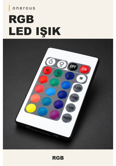 Onerous Rgb Led Işık Kahverengi