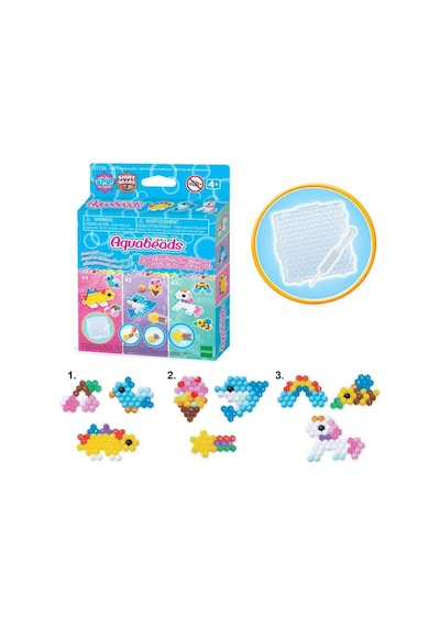 31725 Aquabeads Mini Yaratıcı Set 120 Parça +4 Yaş - Temz-890432 1 Adet