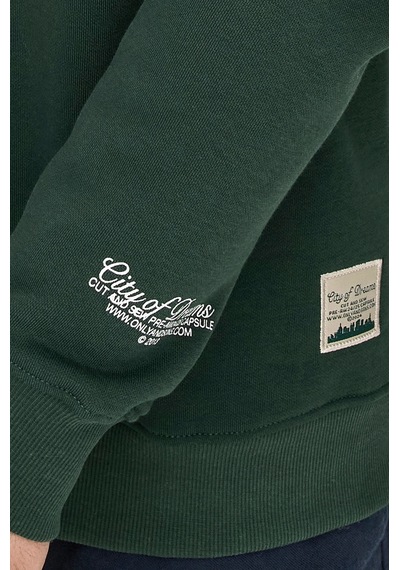 Only & Sons Erkek Onsrıley Yarım Fermuar Yakalı Sweatshirt 22030160 Koyu Yeşil Koyu Yeşil Only & Sons Erkek Onsrıley Yarım Fermuar Yakalı Sweatshirt 22030160 Koyu Yeşil Koyu Yeşil