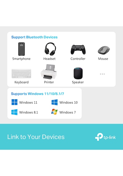 Tp-link Ub600 Usb Bluetooth 6.0 Nano Kablosuz Alıcı Bt V6.0 Pc Dongle