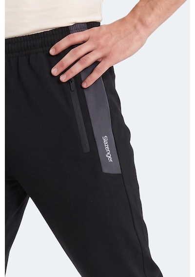 Slazenger Karla Siyah Erkek Eşofman Altı