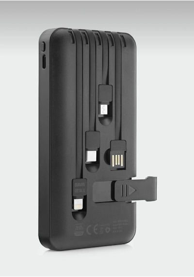 Pr120 10.000 Mah. - Taşınabilir Şarj Powerbank Standlı 3 İn 1