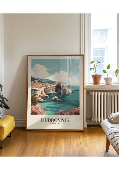 Çerçevesiz Poster Dubrovnik Hırvatistan