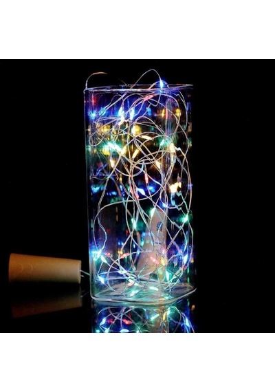 Dekor Düğün Işıkları 3 Metre Renkli Pilli Led Işık Renkli Led Işık 3 Metre Renkli Pilli Işık Peri Led Çok Renkli