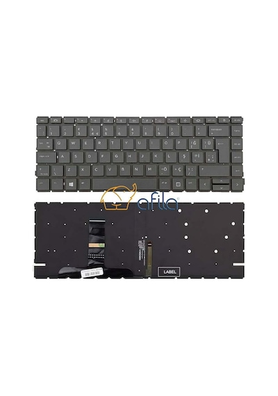 Hp Probook 445 G8 Notebook Klavyesi Siyah Tr - Işıklı