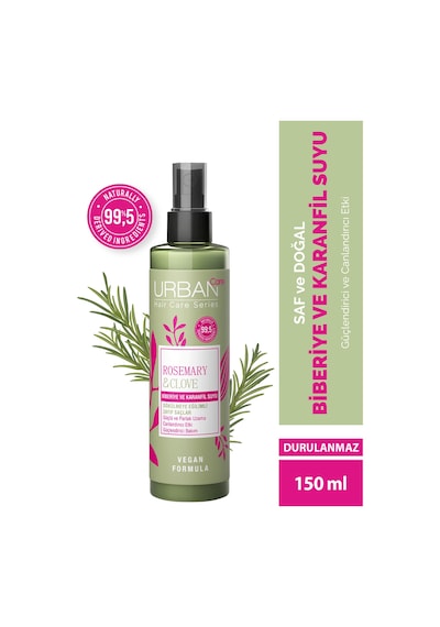Rosemary & Clove Biberiye Ve Karanfil Suyu % 99.5 Doğal Ve Saf 150 Ml