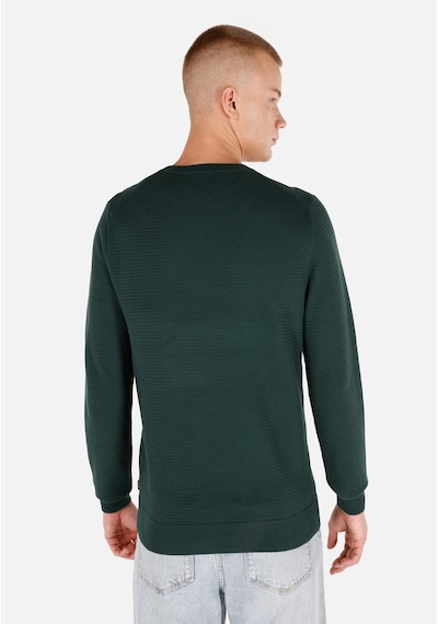 Colin's Colins Normal Kesim Bisiklet Yaka Yeşil Erkek Kazak Cl1046786 Koyu Yeşil