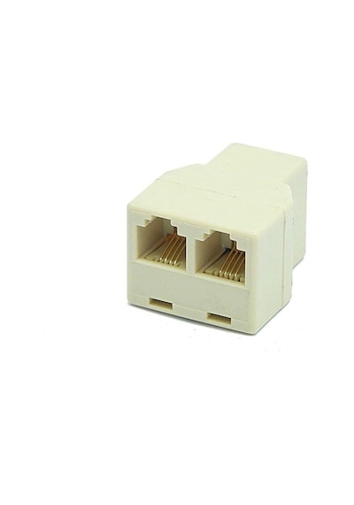 Ayrex 2 Port Telefon Çoklayıcı 2 Li Hat Çoklayıcı Telefon Hat Çoğaltıcı
