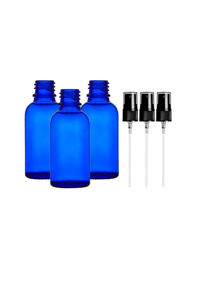 Aropi Mavi Cam Şişe Sprey Başlıklı 100 Ml 25 Adet