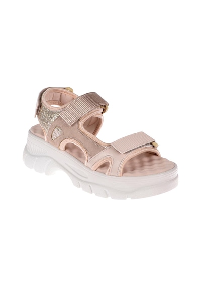 Pullman Cırtlı Comfort Kadın Sandalet Sms 4740 Bej Bej