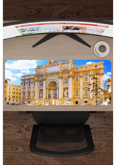 Roma İtalya V5 70x30 Xl Gaming Kauçuk Kaymaz Taban Mouse Pad Fare Altlığı