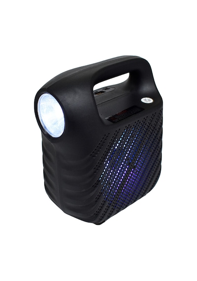 Işıklı 4" Taşınabilir Bluetooth Hoparlör El Fenerli FM Radyo