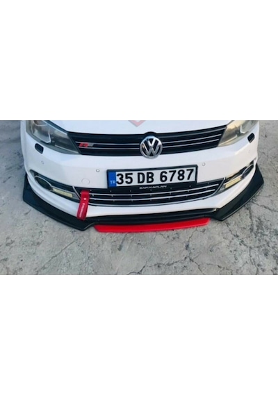 Universal Flaplı 4 Parça Lip Piano Black Kırmızı Dilli