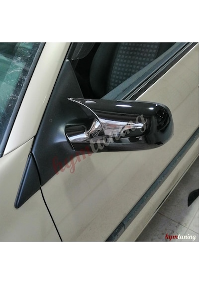 Renault Scenic 2 Batman Yarasa Ayna Kapağı - Parlak Siyah