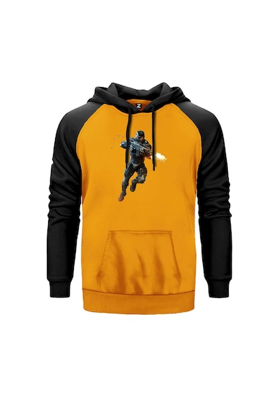 Crysis Fire Warrior Sarı Renk Reglan Kol Sweatshirt Sarı