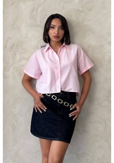 Verymoda Kelebek Detaylı Gömlek D2891 Pembe