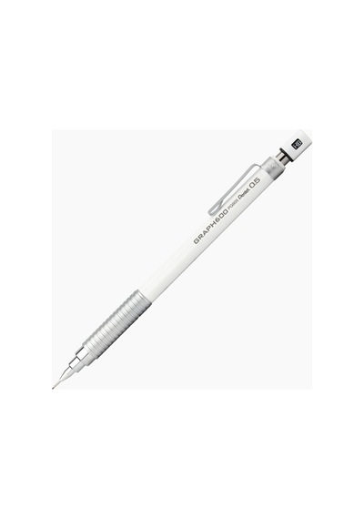 Pentel Graph 600 0.5 Mm Mekanik Kurşun Kalem Beyaz Pg605 Diğer