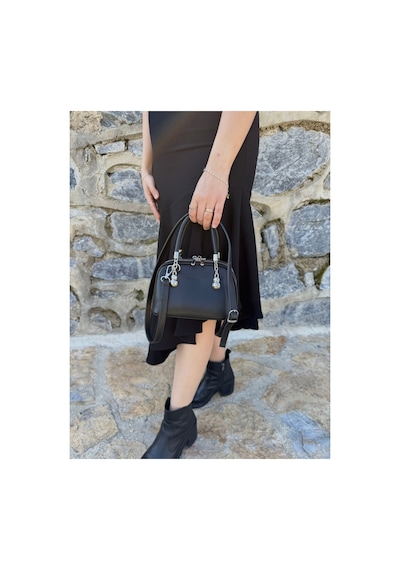 Just Polo Kadın Yeni Sezon Mini Cüzdan Aksesuarlı Askılı Şık El Ve Omuz Çantası Ebat : En 19 Boy 14 Cm Siyah 64833893