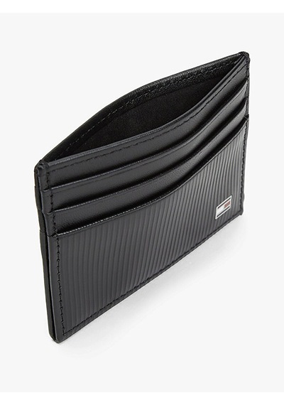 Tommy Hilfiger Th Flag Cc Holder Erkek Siyah Kartlık - Am0am13959