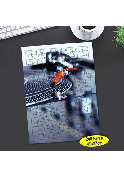 Dj Pikap Turntable 240 Parça Puzzle Yapboz-353387546