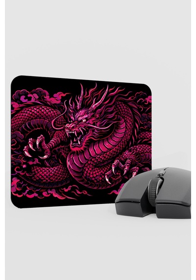 Ejderha Pembe V4 22x18 Gaming Kauçuk Kaymaz Taban Mouse Pad Fare Altlığı