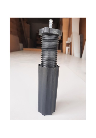 Ayarlı 10-20 Cm Baza Destek Ayağı Ince Metrik 2 Adet Siyah