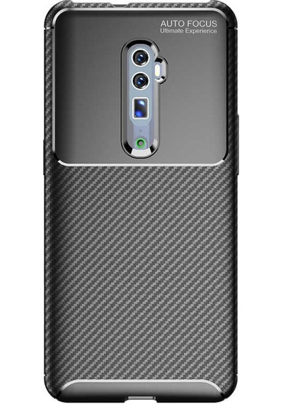 Oppo Reno 10X Zoom Kilif Karbon Silikon Case 361625762