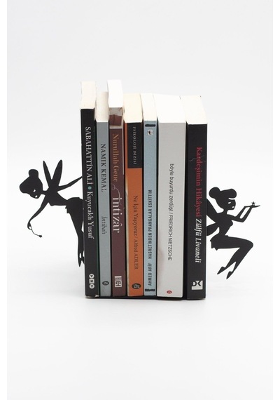 Kitap Tutucu Perili Metal Kitap Tutucu Dekoratif Metal Kitap Tutucu 2 Li Kitap Tutucu Siyah