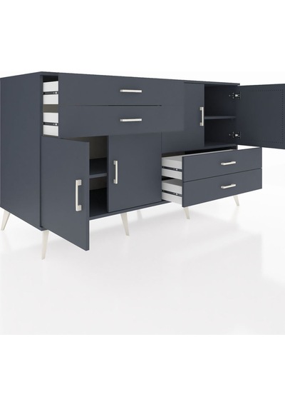 Kronos Konsol 3 Raflı 4 Çekmeceli 4 Kapaklı 176x59x99 Antrasit-an Antrasit-antrasit Kronos Konsol 3 Raflı 4 Çekmeceli 4 Kapaklı 176x59x99 Antrasit-an Antrasit-antrasit