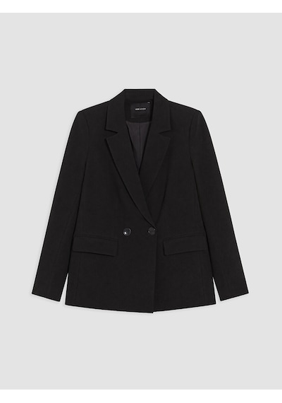 Lcw Vision Siyah Kruvaze Yaka Kadın Blazer Ceket