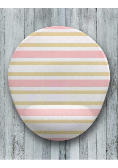 Pastel Renkler Oval Bilek Destekli Mouse Pad Mousepad