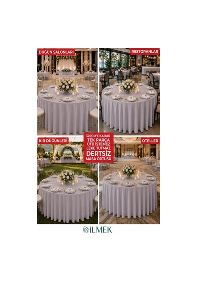 Dertsiz Yuvarlak Masa Örtüsü 280-300-320 Cm Geniş En Dikişsiz Düğün Davet Organizasyon Otel Restoran Lavanta Lavanta Dertsiz Yuvarlak Masa Örtüsü 280-300-320 Cm Geniş En Dikişsiz Düğün Davet Organizasyon Otel Restoran Lavanta Lavanta