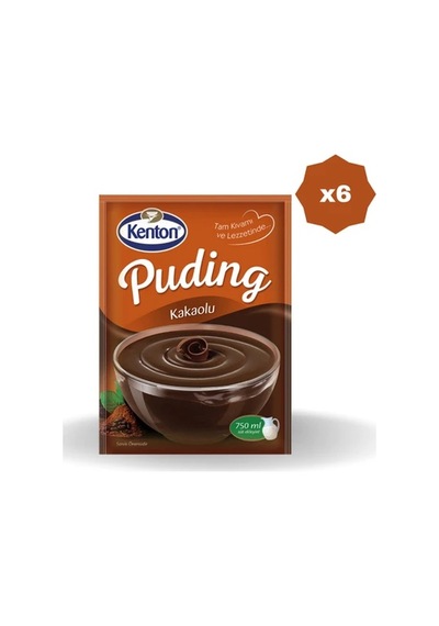Kenton Puding Kakaolu 147 Gr - 6 Adet