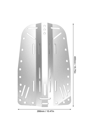 Kraken Tüp Sırtlık, Alüminyum Backplate