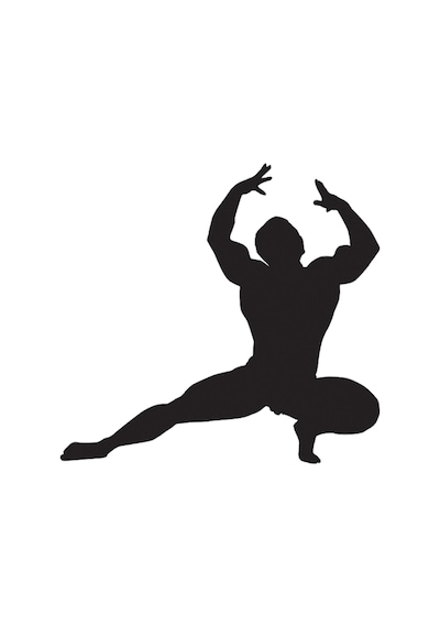Body Gym Folyo Sticker Derstv1088 100cm Uzunluk Siyah