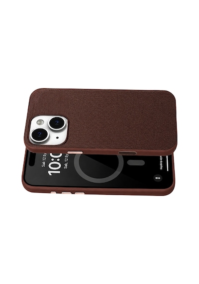 Joko - 602 - Apple iPhone Uyumlu 15 Vero Magsafe Kapak - Glblseme - - Kahverengi