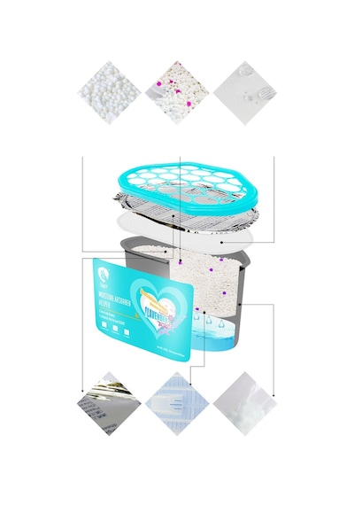 600 Ml Nem Alıcı Rutubet Giderici Aparat - Limonlu Mutfak Salon B