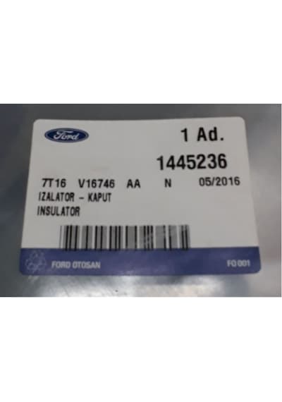 Yok Yok Oto Ford Connect Kaput Ses İzalatörü Kaput Keçesi Otosan 2007-2013
