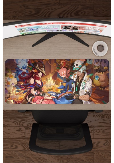 Ifa Genshin Impact Anime Oyuncu V2 - 70x30 Xl Gaming Mouse Pad Fare Altlığı