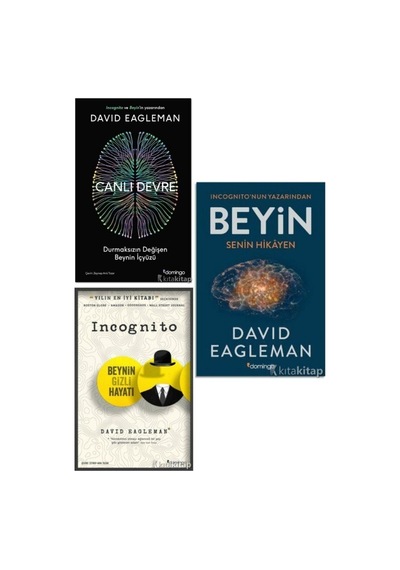 Canlı Devre - Beyin - Senin Hikayen - Incognito - Beynin Gizli Hayatı - David Eagleman 3 Kitap Set