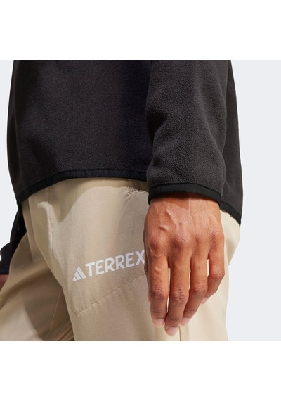 Adidas Multi Essentials 1-2 Zip Fleece Kadın Siyah Yürüyüş Polar Jp0788 Siyah